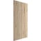 Ekena Millwork Rustic Four Board Joined Board-n-Batten Hand Hewn Faux Wood Shutters w/No Batten, 22W x 76H, PR SHUBJN22X76HHPR - alternate 10